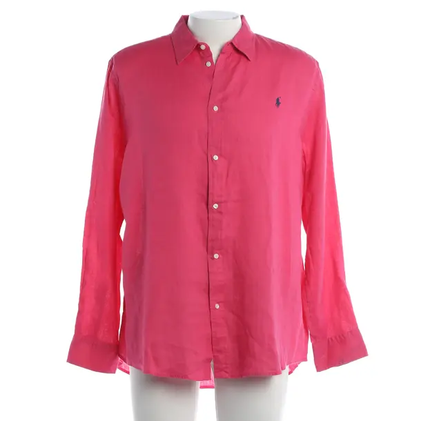 Camicia, in Rosa, Lino, Polo Ralph Lauren