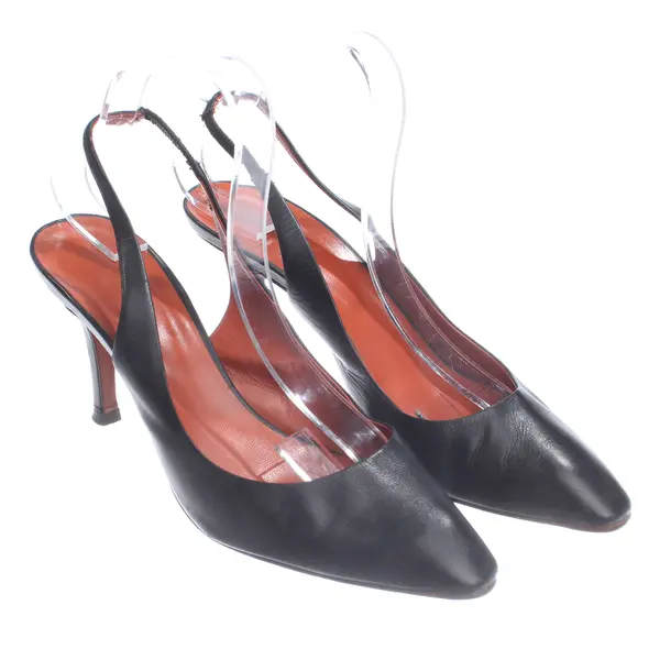 Slingbacks, in Black, Santoni