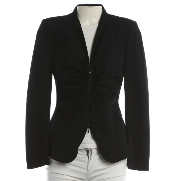 Blazer, in Schwarz, Baumwolle, Emporio Armani