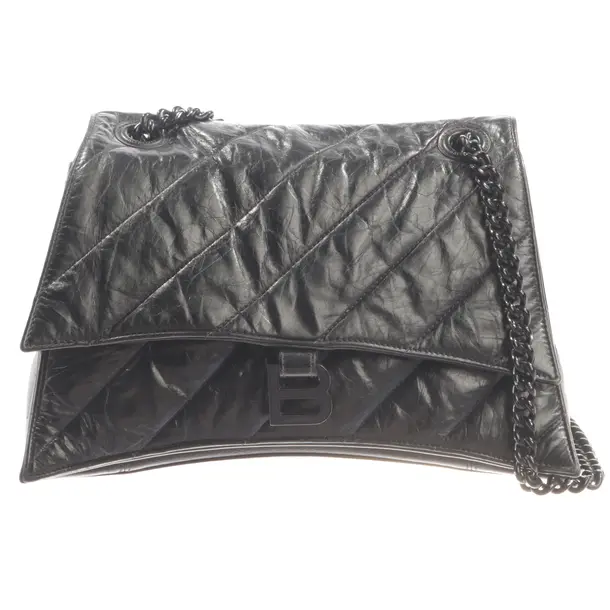 Shoulder Bag, in Black, Leather, Balenciaga