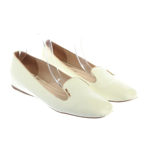 Loafers, in Beige, Prada
