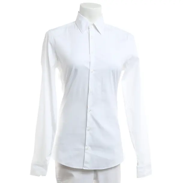Bluse, in Weiß, Baumwolle, Gucci