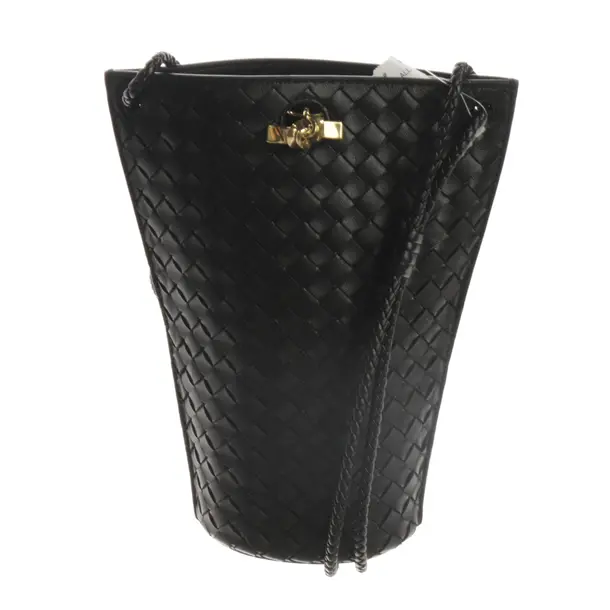 Phone Bag, in Black, Leather, Bottega Veneta