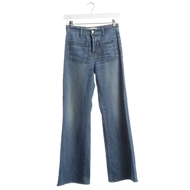 Flared Jeans, in Blue, Cotton, Nili Lotan