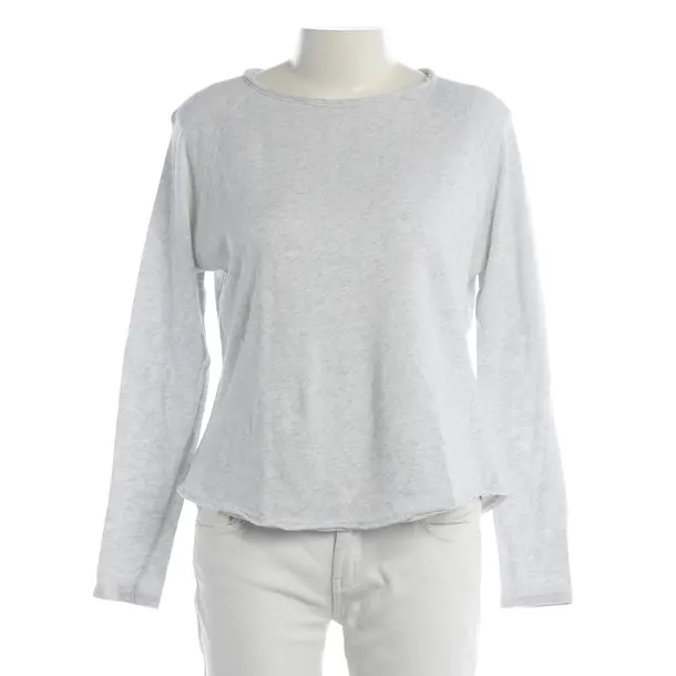 Manica lunga, in Grigio, Cotone, Vintage americano