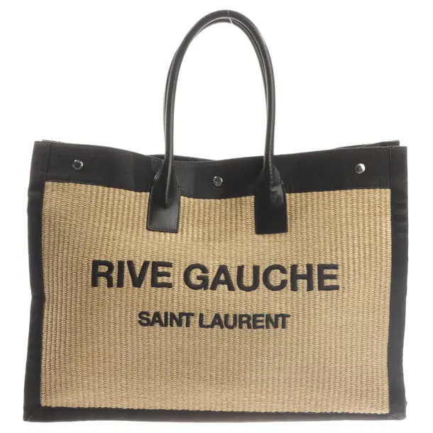 Shopper Bag, in Light Brown, Cotton, Saint Laurent
