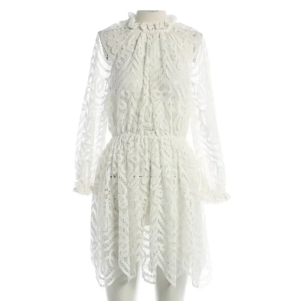 Dress, in White, Polyester, Zimmermann