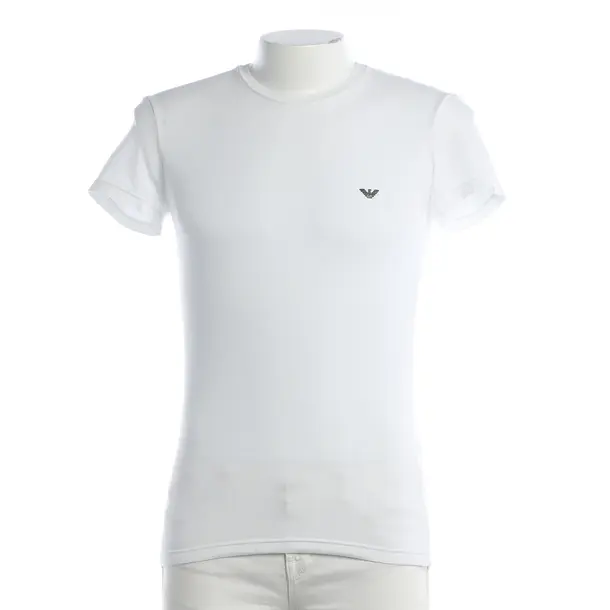 T-Shirt, in White, Cotton, Emporio Armani