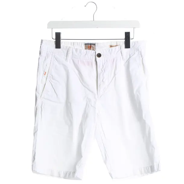 Shorts, in Weiß, Baumwolle, Hugo Boss Orange