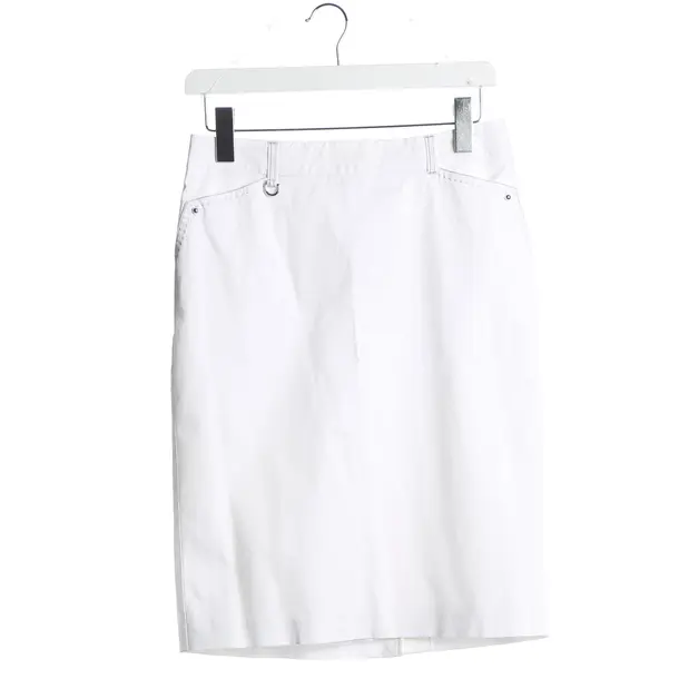 Gonna, in Bianco, Cotone, Max Mara