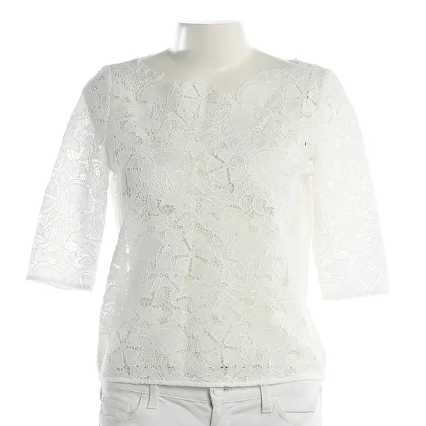 Blouse, in White, Cotton, Maje
