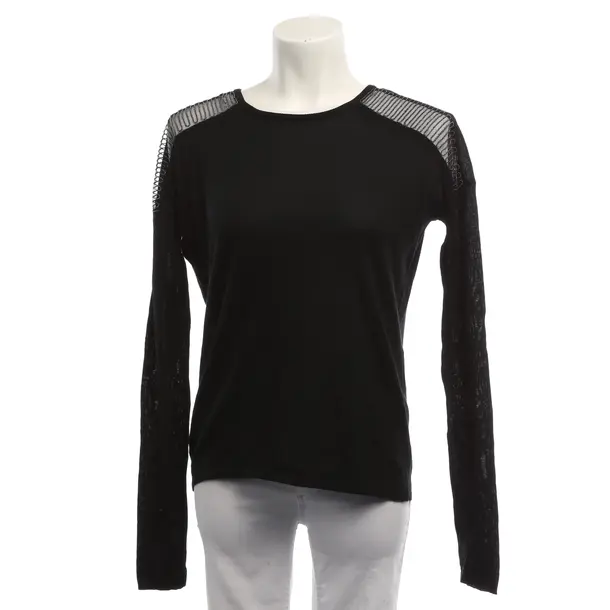 Wool Jumper, in Black, Wool, Maje