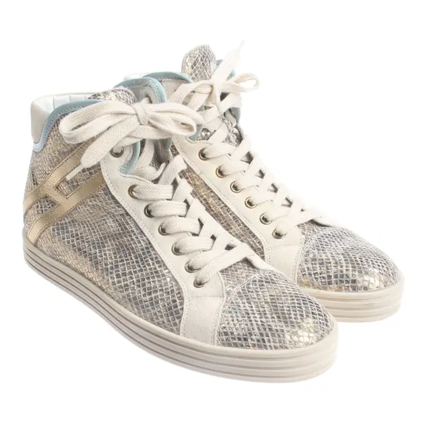 High-Top Sneakers, in Beige, Hogan