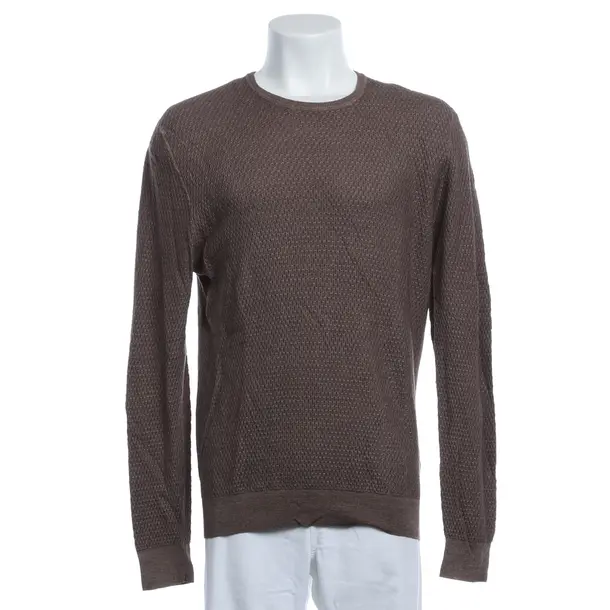 Jumper, in Brown, Wool, Gran Sasso