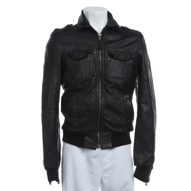Lederjacke, in Schwarz, Leder, Drykorn
