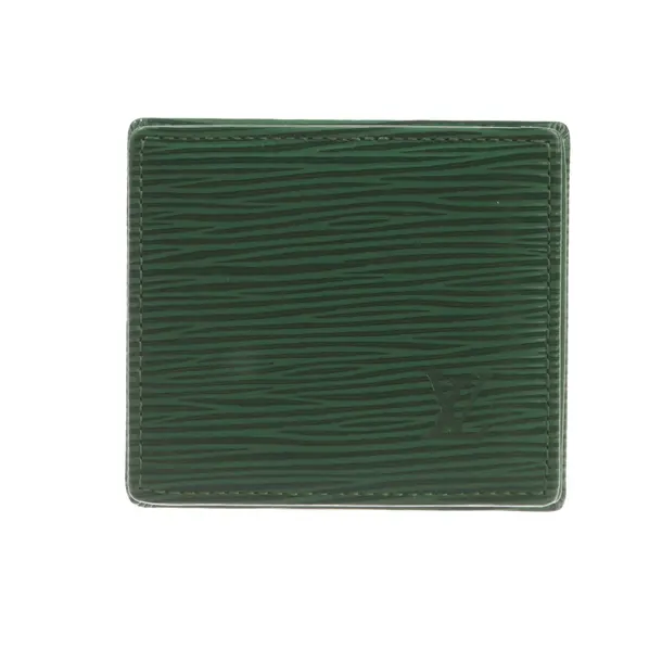 Wallet, in Green, Leather, Louis Vuitton