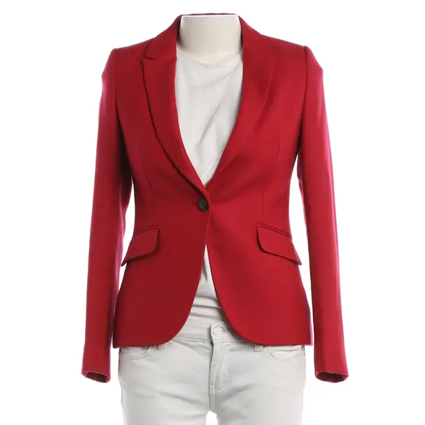 Blazer, in Rosso, Lana, Mos Mosh