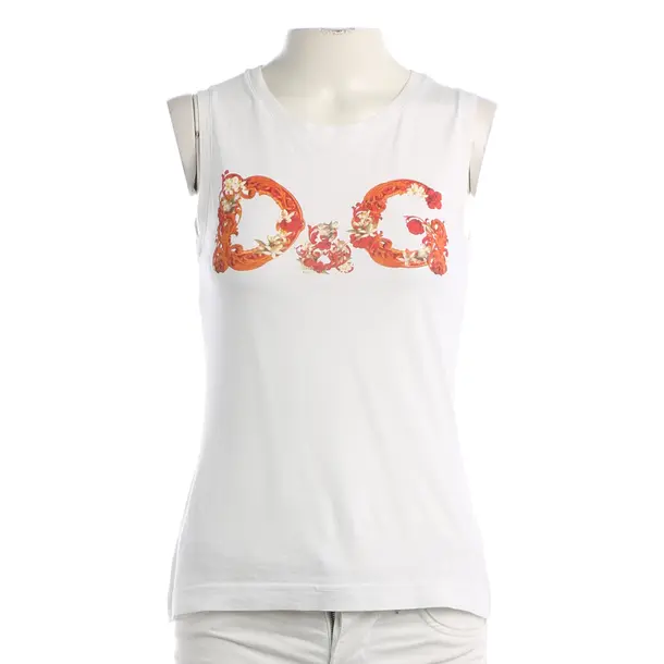 Top, in White, Cotton, Dolce & Gabbana