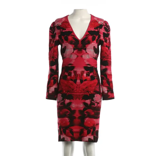 Dress, in Multicolored, Polyester, Alexander McQueen