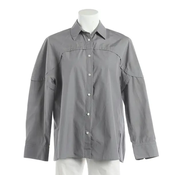 Blouse, in Gray, Cotton, Loulou Studio