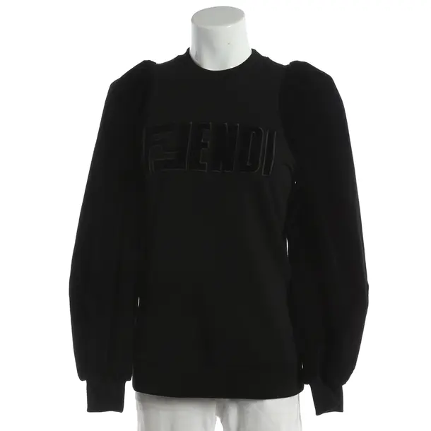 Sweatshirt, in Black, Cotton, Fendi