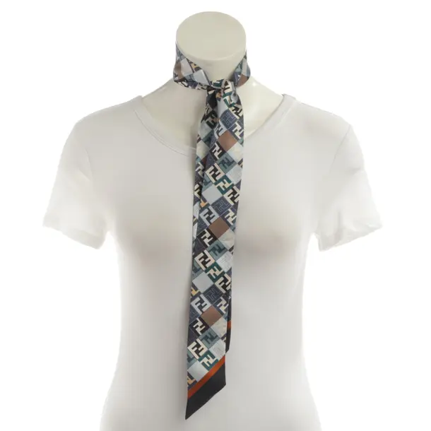 Shawl, in Multicolored, Silk, Fendi