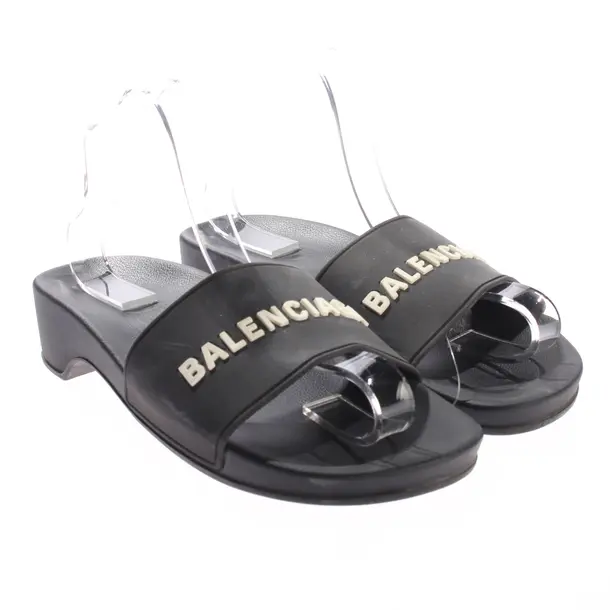 Slides, in Schwarz, Balenciaga