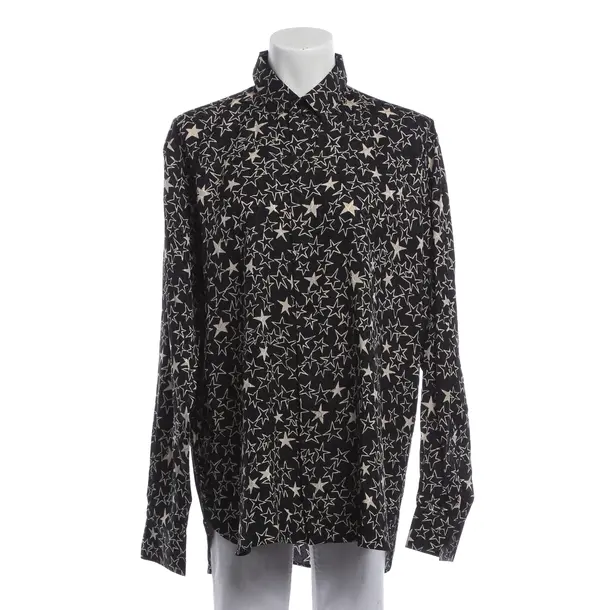Bluse, in Schwarz, Seide, Saint Laurent