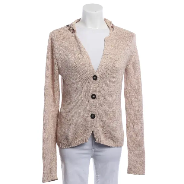 Cardigan, in Light Brown, Cotton, FFC