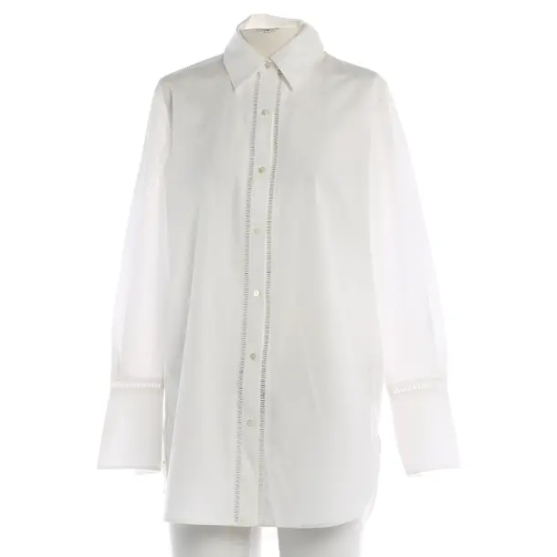 Blouse, in White, Cotton, Vince