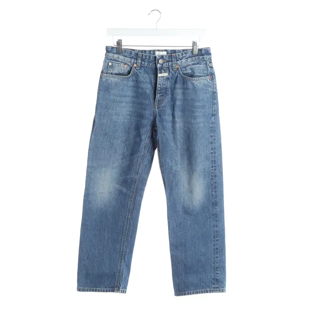 Straight Fit Jeans, in Blue, Cotton, Closed