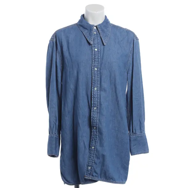 Dress, in Light Blue, Cotton, Ganni