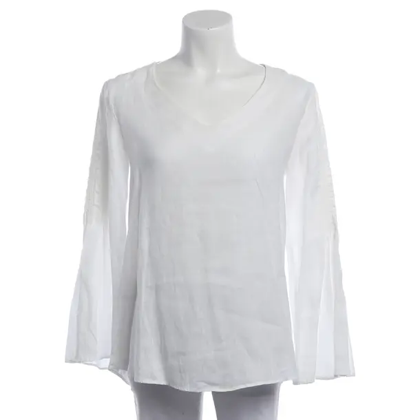 Camicetta, in Bianco, Lino, Van Laack