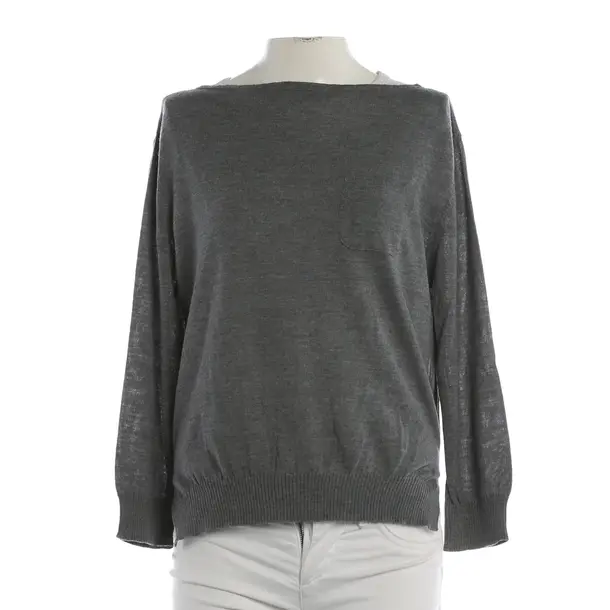 Pullover, in Grau, Wolle, Prada