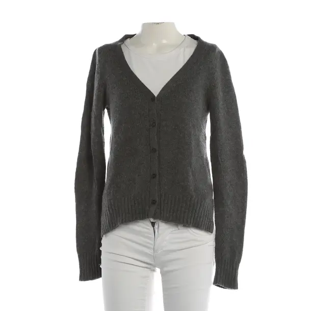 Cardigan, in Gray, Cotton, Prada