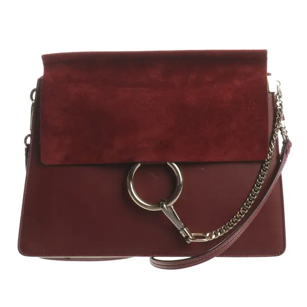 Shoulder Bag, in Red, Leather, Chloé