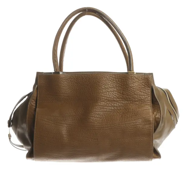 Handtasche, in Hellbraun, Leder, Chloé