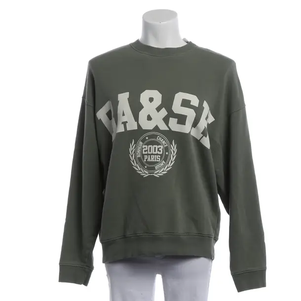 Sweatshirt, in Grün, Baumwolle, Ba&sh