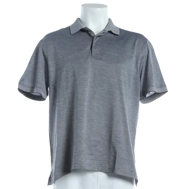 Poloshirt, in Grau, Baumwolle, Zegna