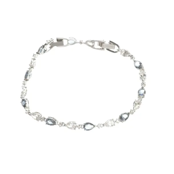 Bracelet, in Silver, Metall, Swarovski