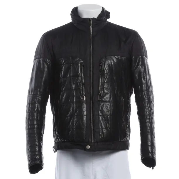 Leather Jacket, in Black, Leder, Zegna