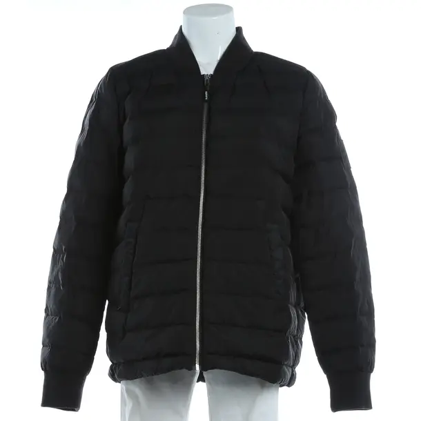 Mid-Season Jacket, in Black, Polyamid, Closed