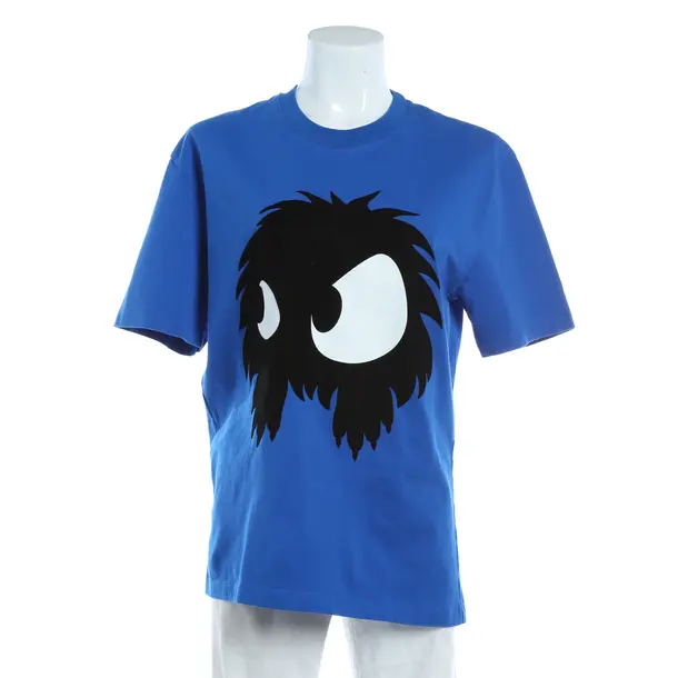 Shirt, in Blau, Baumwolle, Alexander McQueen