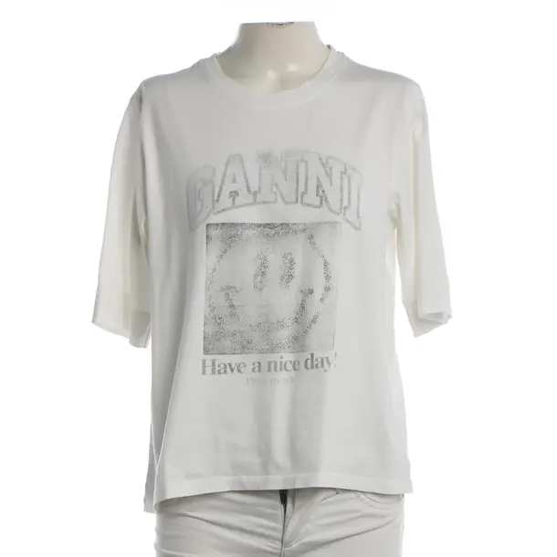 Camicia, in Bianco, Cotone, Ganni