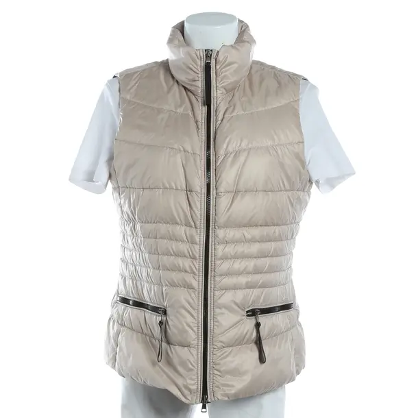 Down Puffer Vest, in Beige, Polyester, Marc Cain Sports