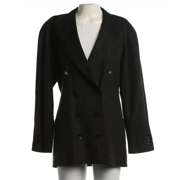 Blazer, in Black, Leinen, Escada