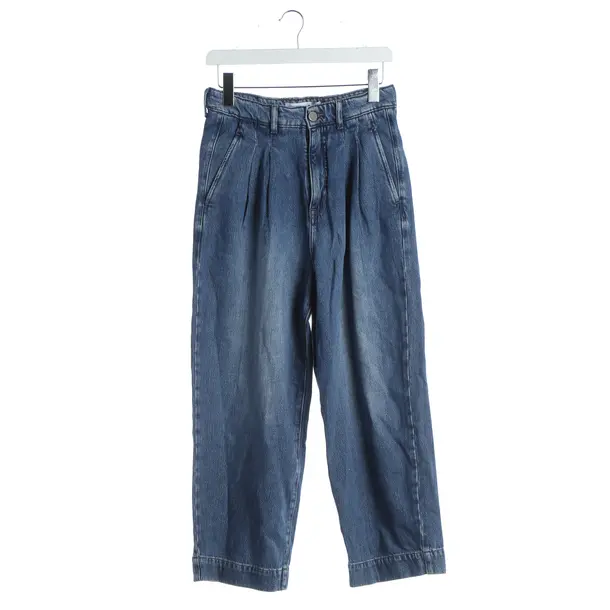 Jeans Boyfriend, in Blau, Baumwolle, Raffaello Rossi