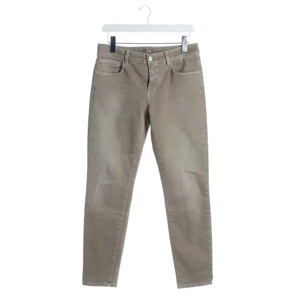 Straight Fit Jeans, in Brown, Cotton, Closed