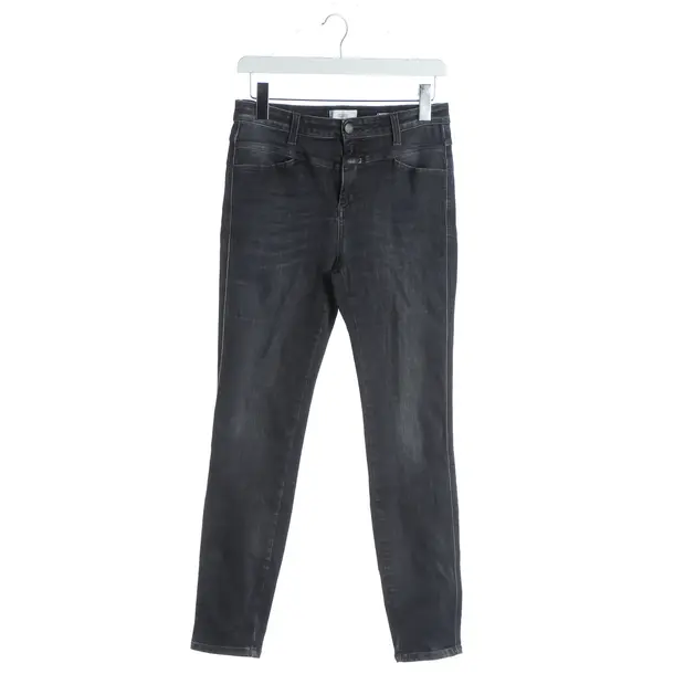 Jeans Slim Fit, in Dunkelgrau, Baumwolle, Closed