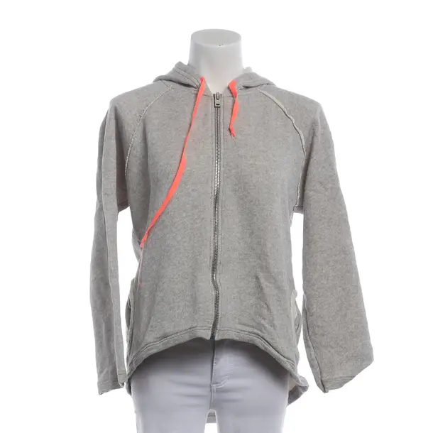 Zip-up Hoodie, in Light Gray, Cotton, 81 hours